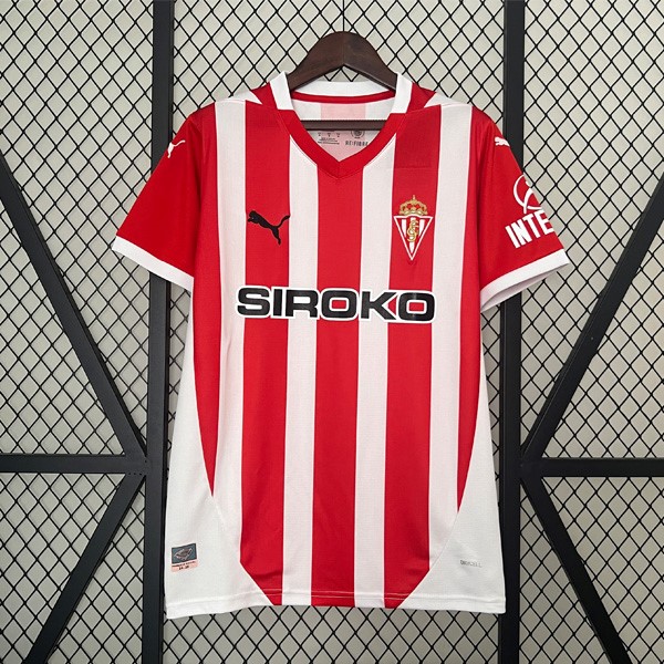 Tailandia Camiseta Sporting De Gijón 1ª 2024-2025